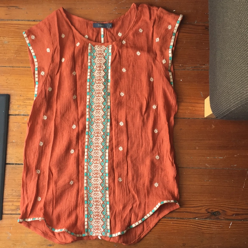 Bohemian Cap sleeve top